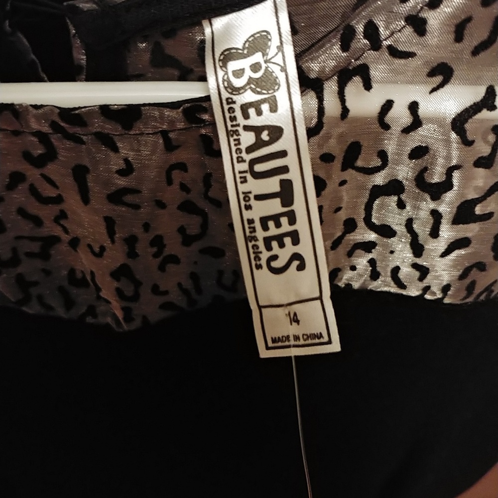 Brand New leopard print/suede dress. - Picture 3 of 5